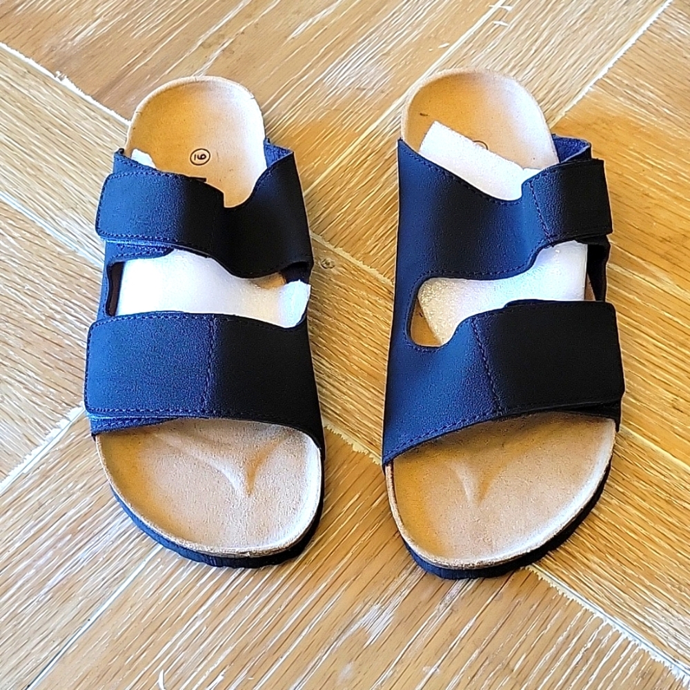 Mivassorr Magic Slide Sandal Black Womens Size 9 NIB